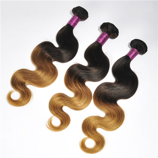 sew in human hair weave ombre hair lp125